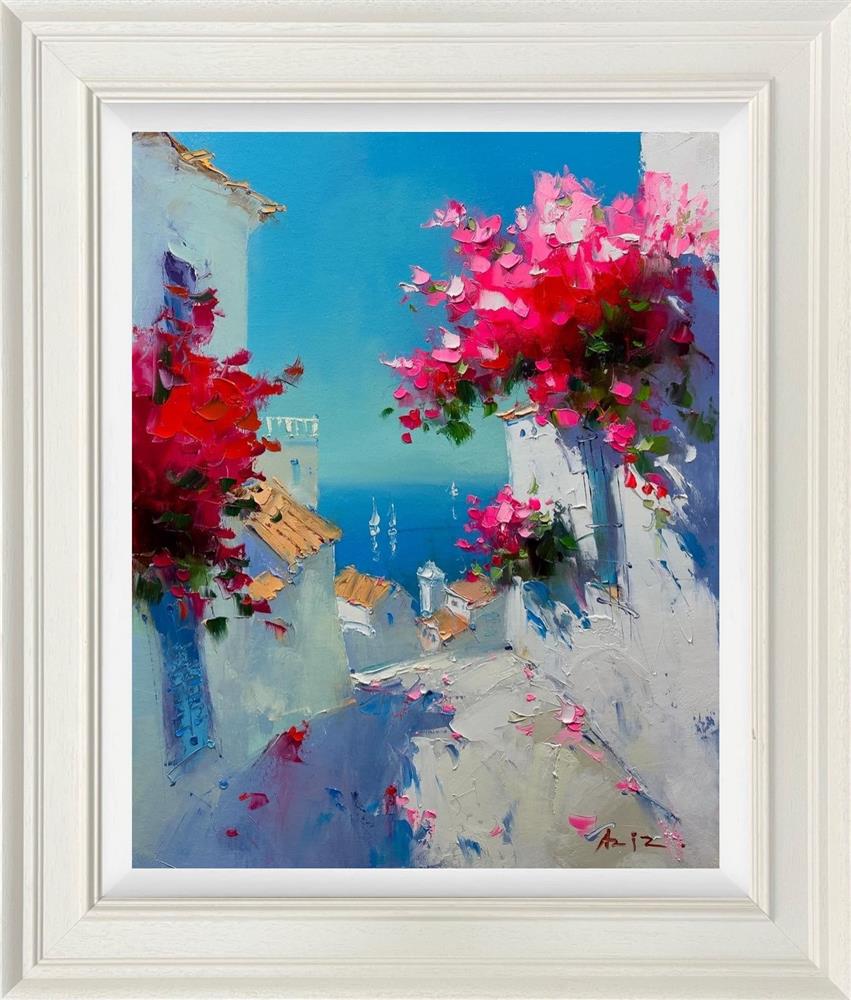 Aziz - 'Petals On The Wind' - Framed Original Artwork