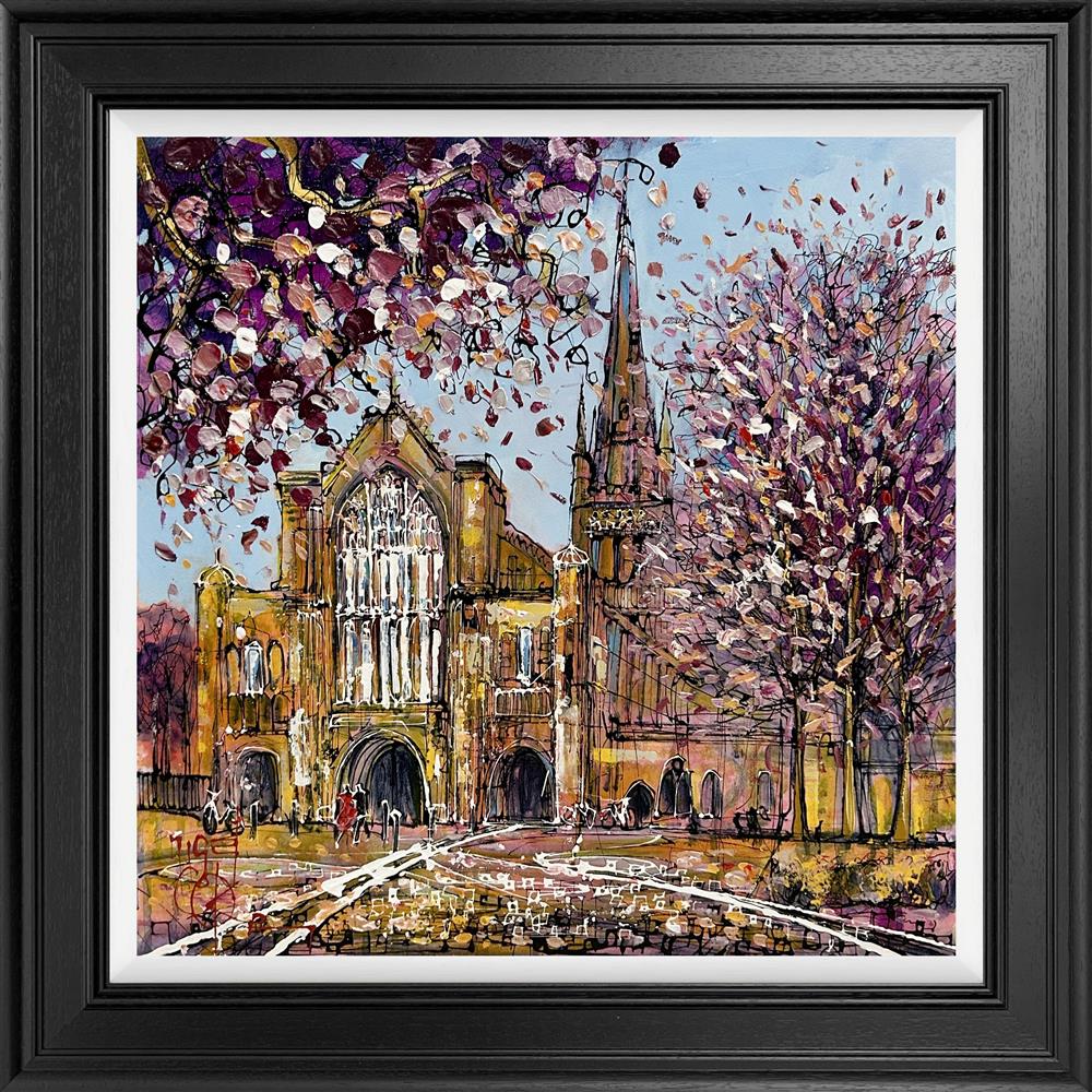 Nigel Cooke - 'Petals & Stone' - Framed Original Artwork