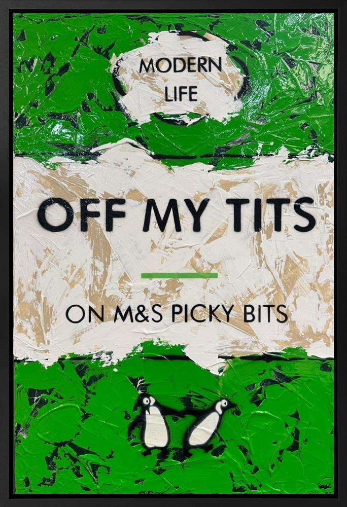 Hue Folk - 'Picky Bits' - Framed Original Artwork