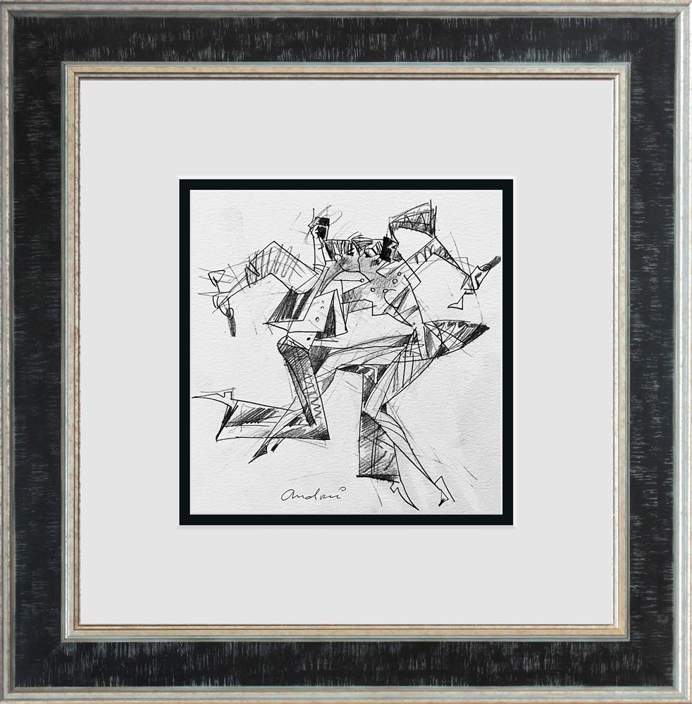 Andrei Protsouk - 'Picture Dance - Study' - Framed Original Art
