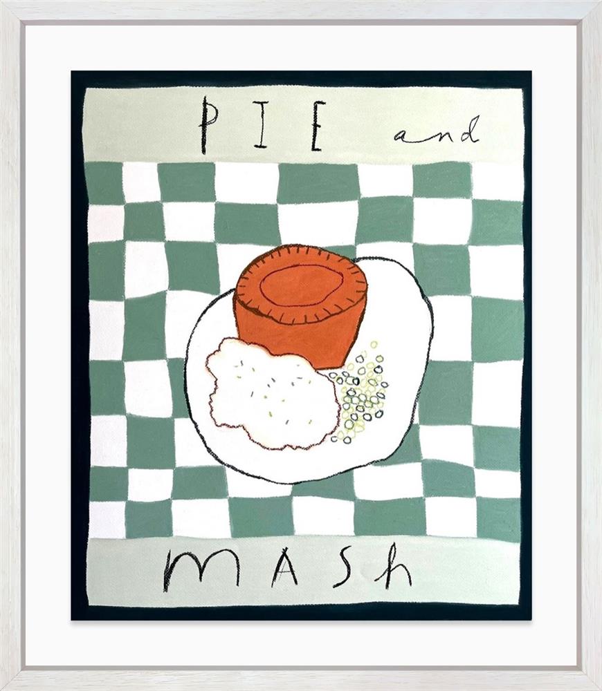Michael Abrams - 'Pie And Mash' - Framed Original Art