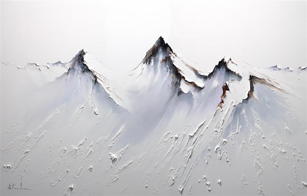 Bozhena Fuchs- 'Pillars Of The Sky' - Framed Original Artwork