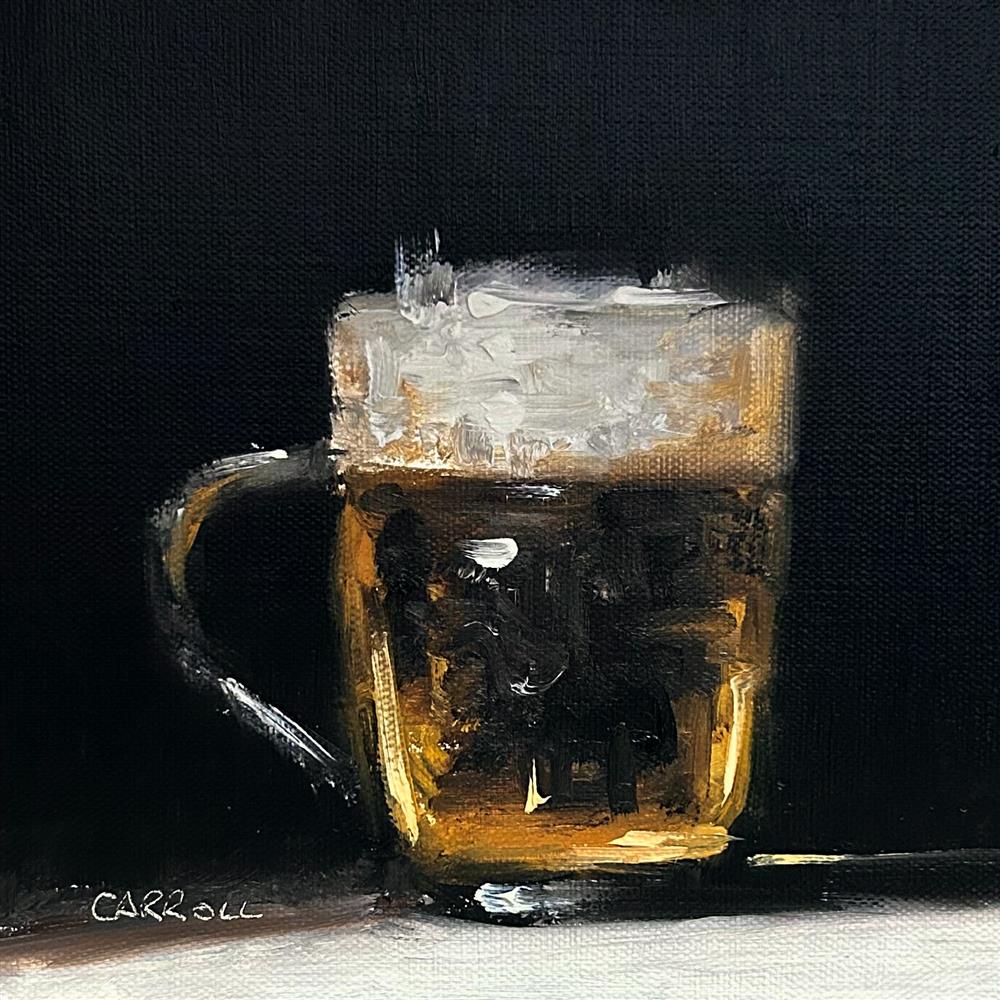 Neil Carroll -  'Pint Of Beer' - Framed Original Painting