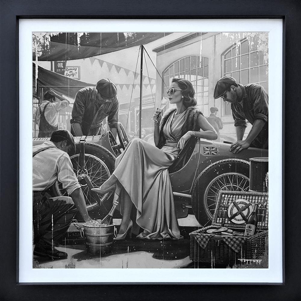 Ben Jeffery - 'Pit Stop' - Framed Original Artwork