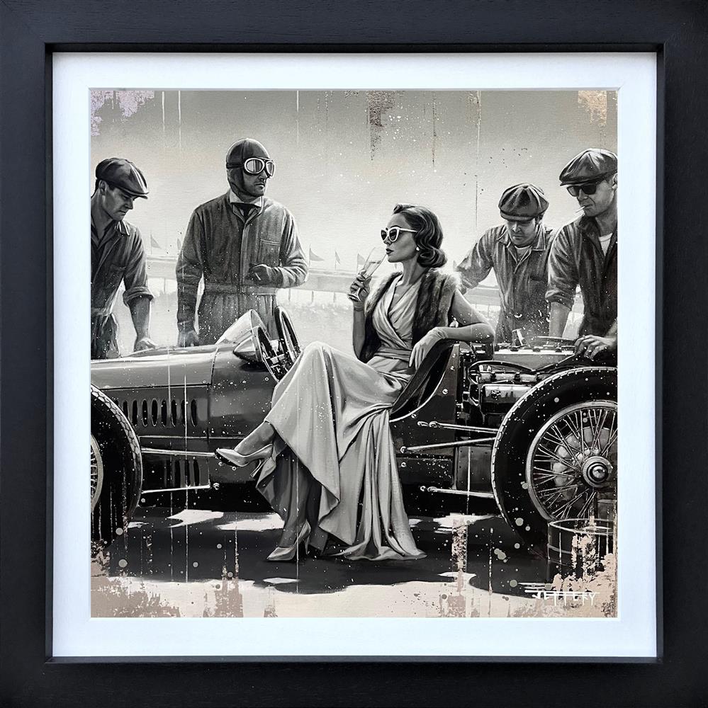 Ben Jeffery - 'Pit Stop!' - Framed Original Artwork