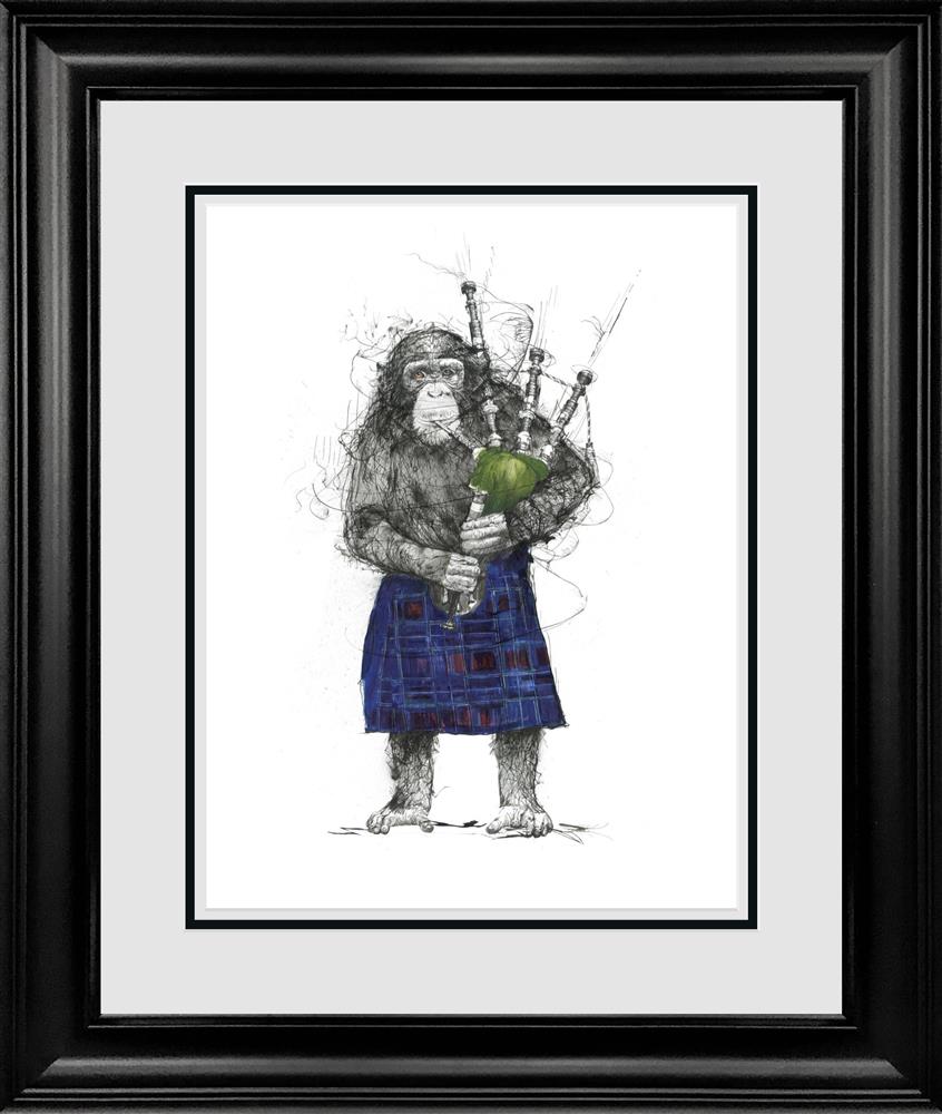 Scott Tetlow - 'Playing With The Bags' - Framed Original Art