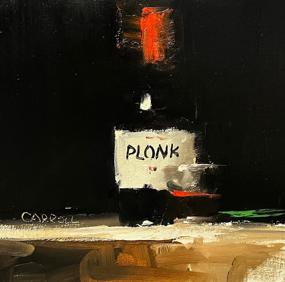 Neil Carroll -  'Plonk' - Framed Original Painting