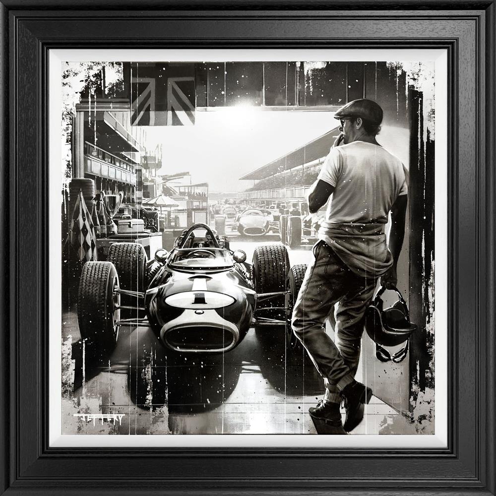 Ben Jeffery - 'Pole Position' - Framed Studio Edition Canvas