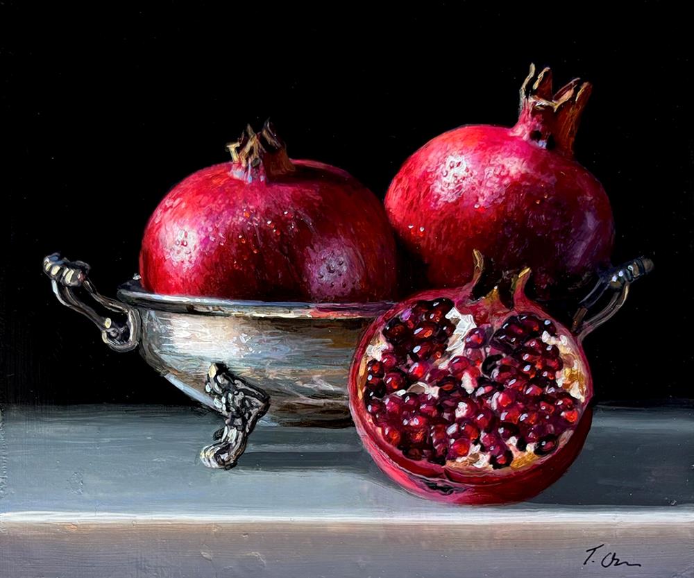 Tony Owens - 'Pomegranates' - Framed Original Artwork