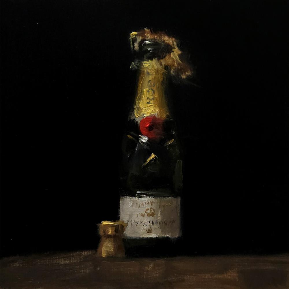 Neil Carroll - 'Pop The Champagne' - Framed Original Artwork