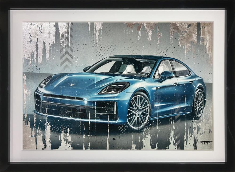 Ben Jeffery - 'Porsche Panamera' - Framed Original Art