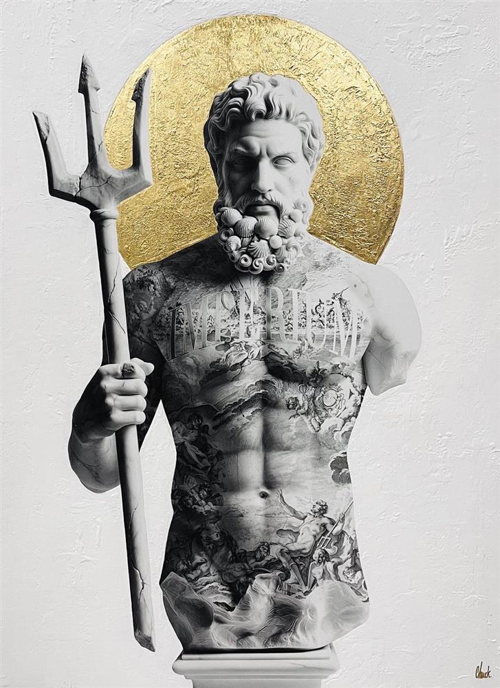 Chuck - 'Poseidon' - Framed Original Artwork