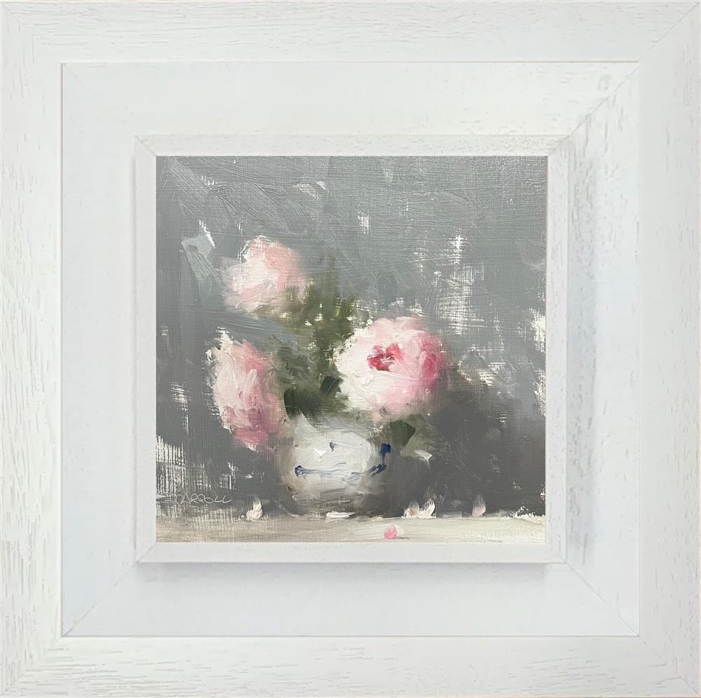 Neil Carroll - 'Pot Of Roses' - Framed Original Painting