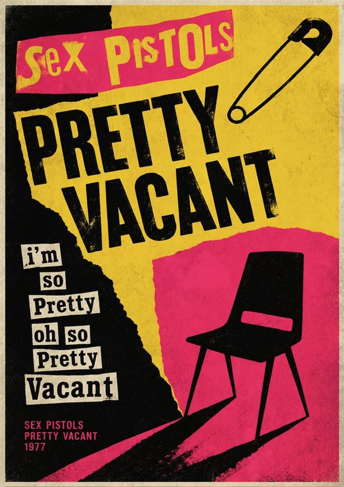 Linda Charles - 'Pretty Vacant' - ReSouled- Framed Limited Edition