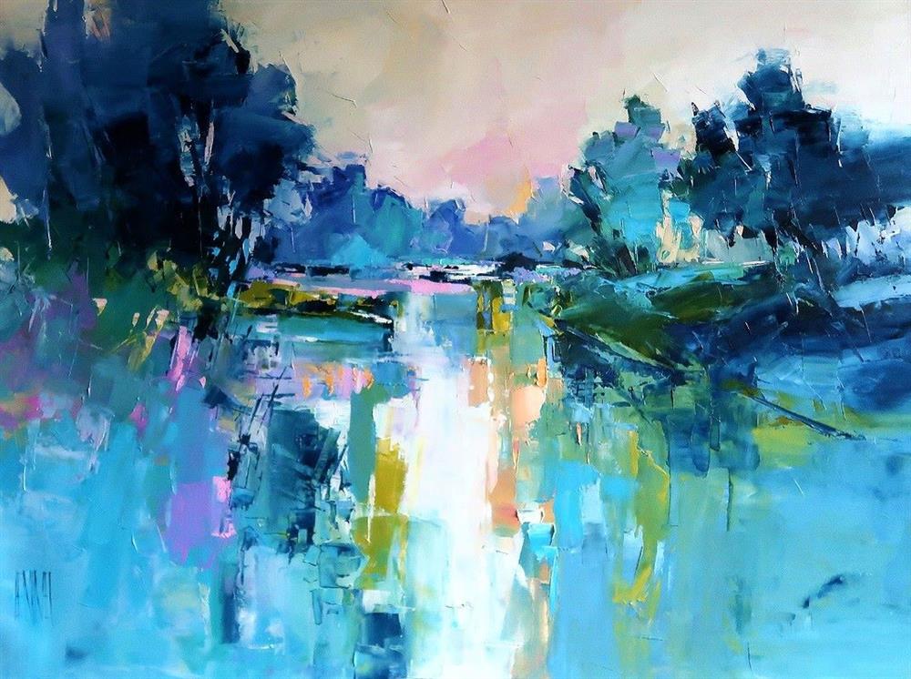 Hervé Lenouvel  'Promenade Du Bocage' - Framed Original Artwork