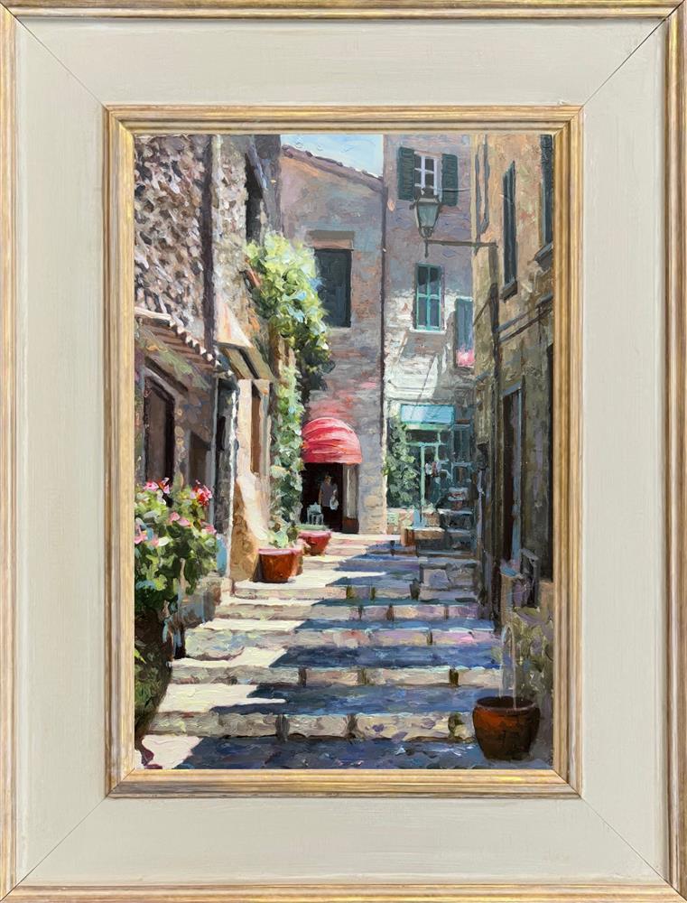 Rachele Dryden-Smith - 'Provence Steps' - Framed Original Artwork