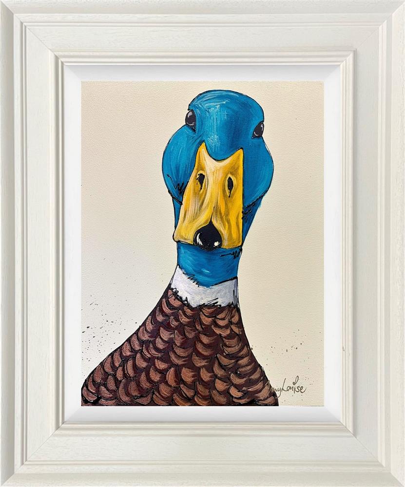 Amy Louise - 'Puddle Ducky' - Framed Original Artwork