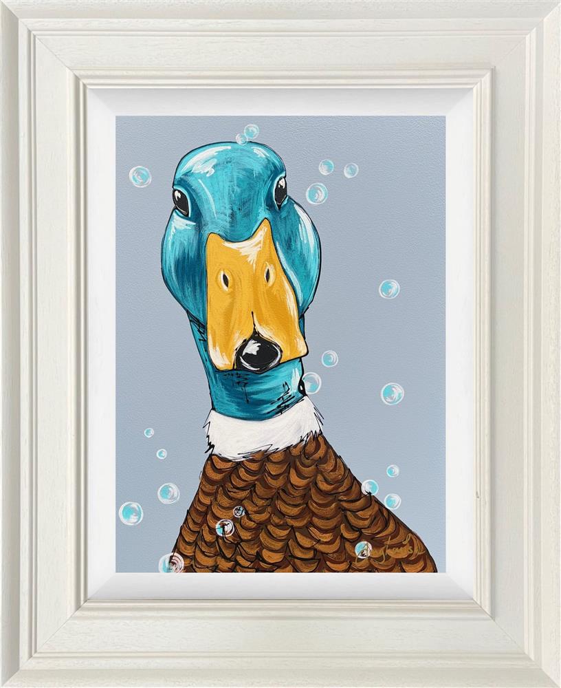 Amy Louise - 'Puddles' - Framed Original Art