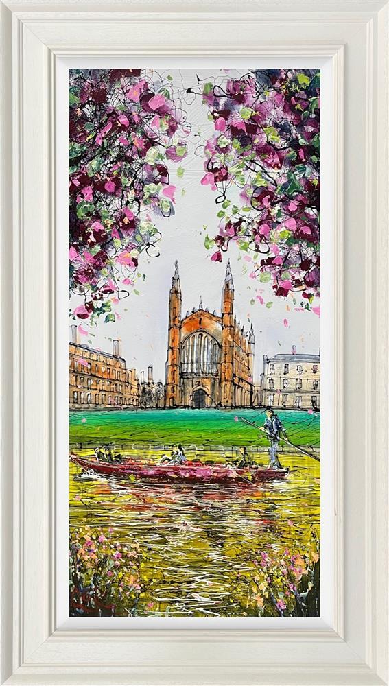Nigel Cooke - 'Punting Under The Trees'  - Framed Original Artwork