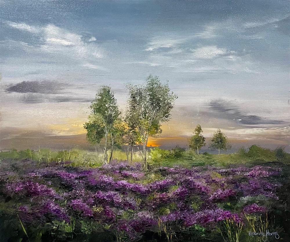 Kimberley Harris - 'Purple Moor' - Framed Original Artwork