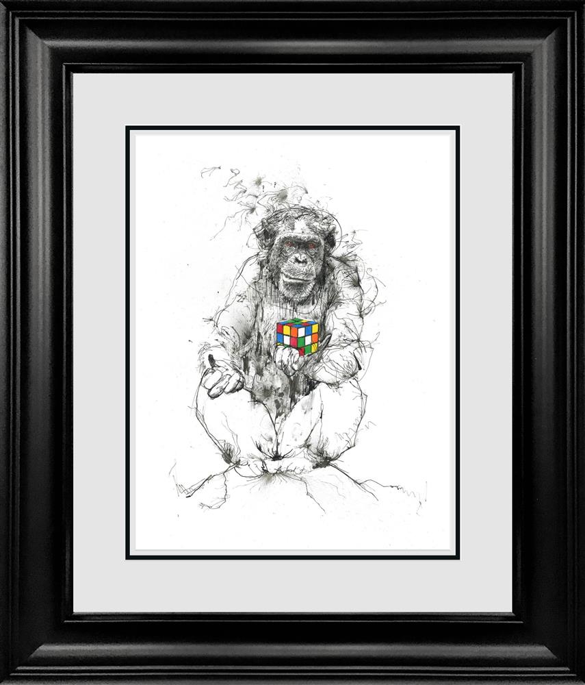 Scott Tetlow - 'Puzzled' - Framed Original