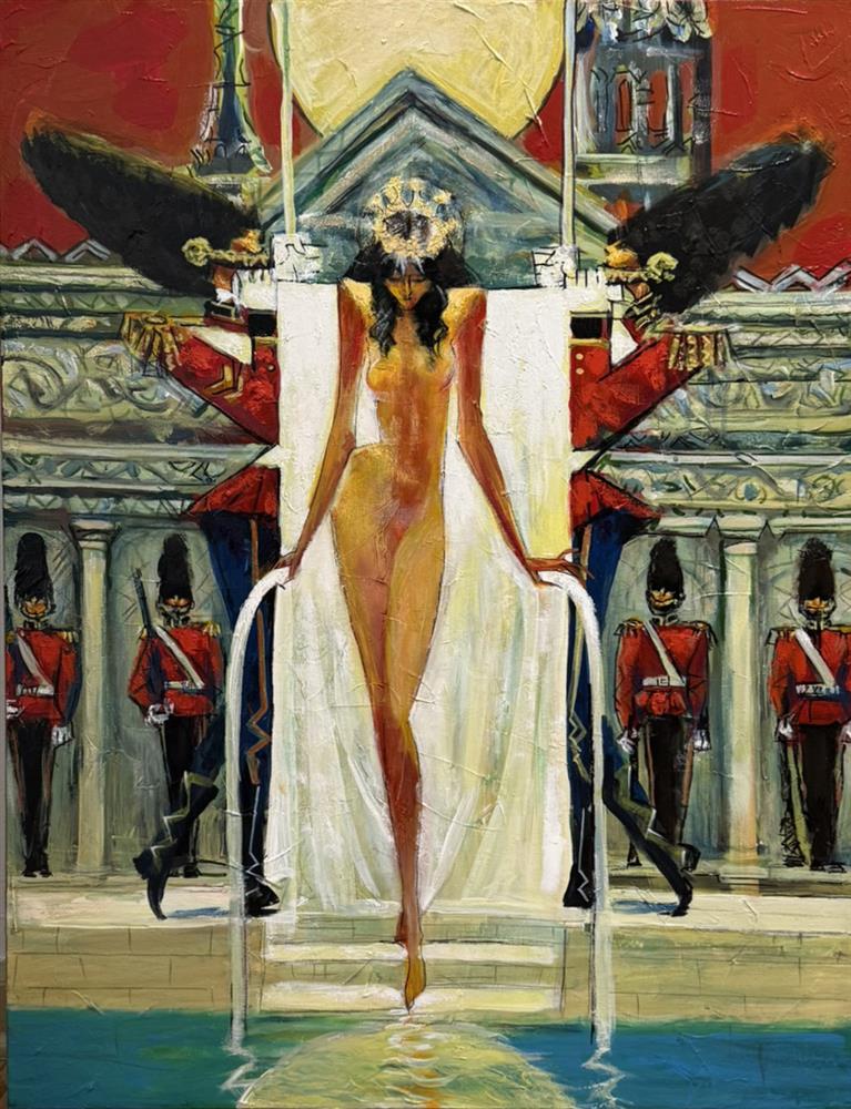 Andrei Protsouk - 'Queen's Bath' - Framed Original Artwork