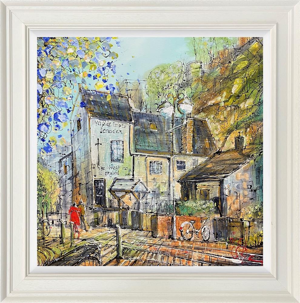 Nigel Cooke - 'Quick Drink Stop' - Framed Original Artwork