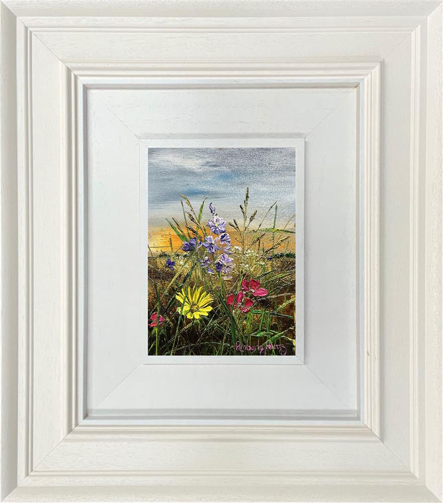 Kimberley Harris - 'Quiet Bloom' - Miniature size - Framed Original Art