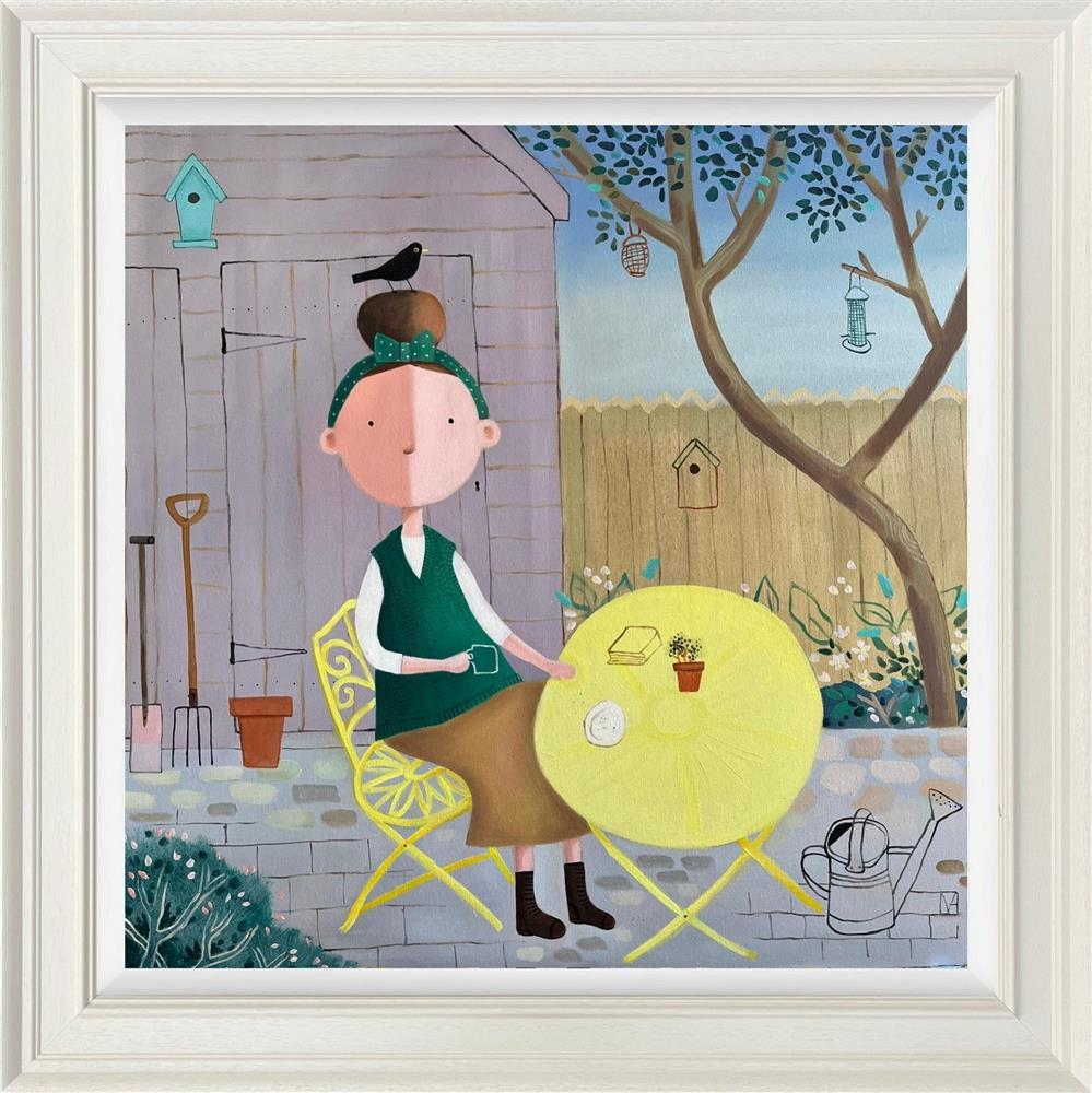 Michael Abrams - 'Quiet Company' - Framed Original Artwork