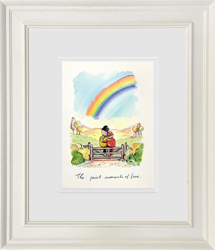 Michael Abrams - 'Quiet Moments Of Love' - Sketch - Framed Original Artwork