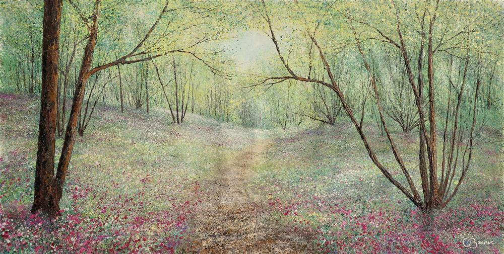 Chris Bourne - 'Quiet Path Through Spring' - Framed Original Art