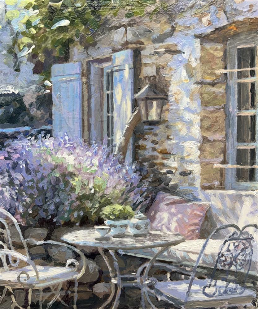 Rachele Dryden-Smith - 'Quiet Tea' - Framed Original Artwork