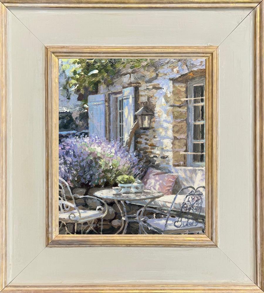 Rachele Dryden-Smith - 'Quiet Tea' - Framed Original Artwork
