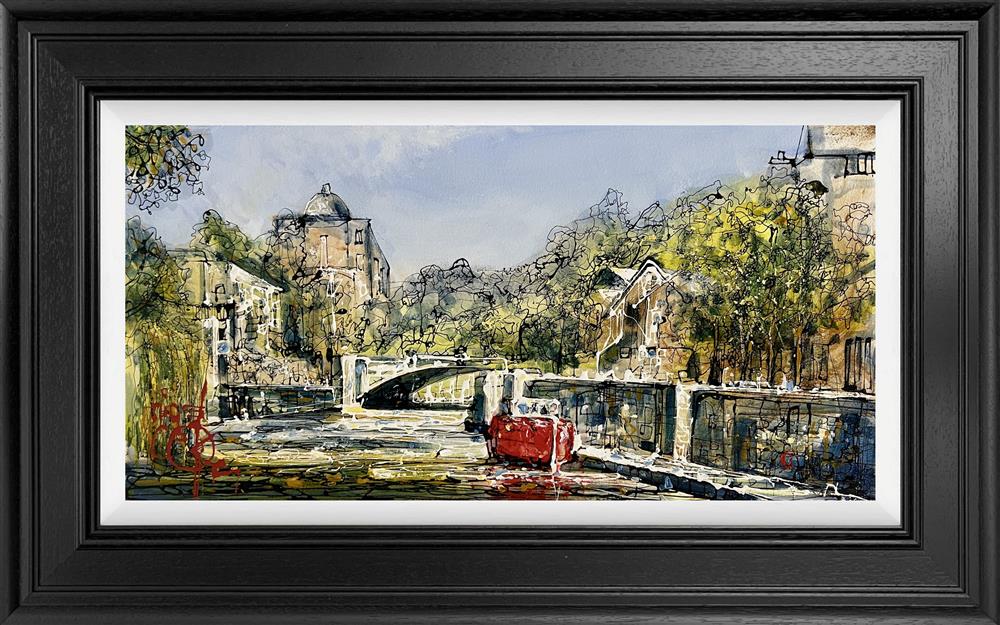 Nigel Cooke - 'Quite Along The Water' - Framed Original Artwork