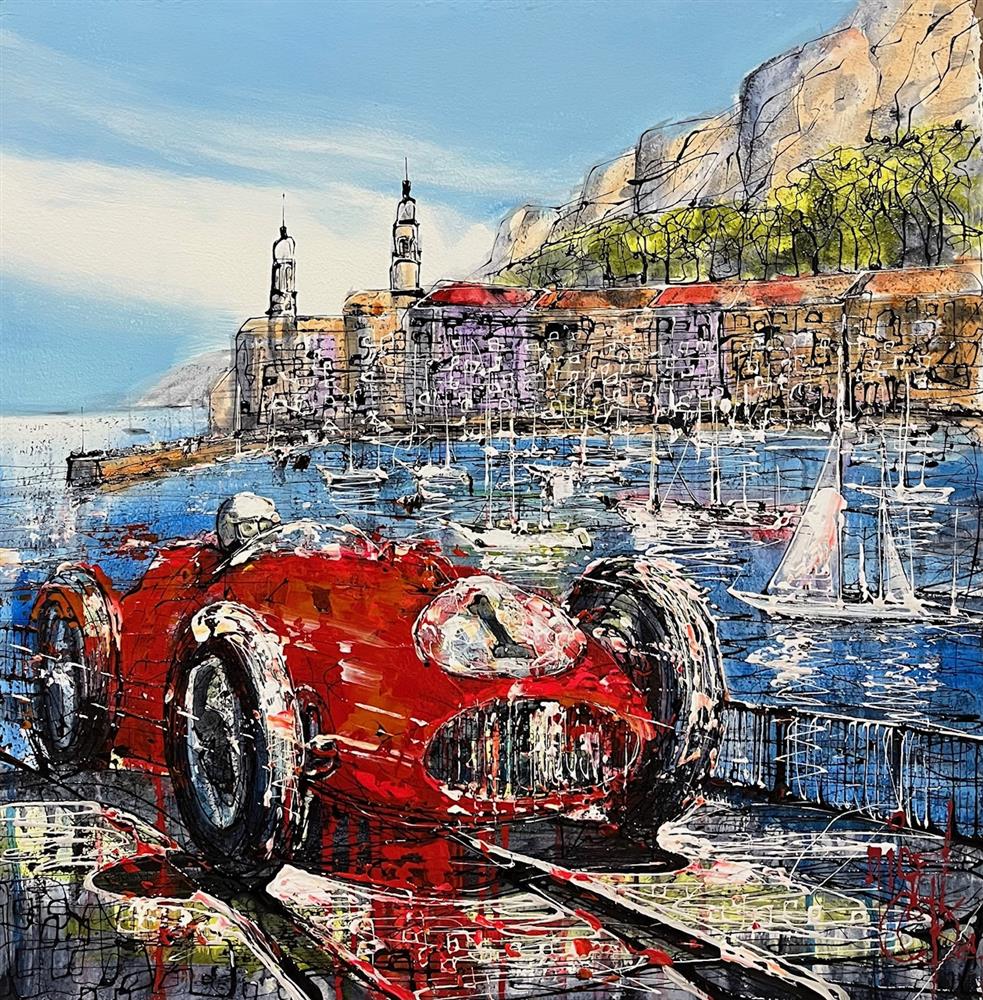 Nigel Cooke - 'Race Around The City I' - Framed Original Artwork