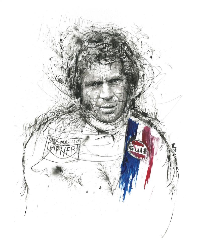 Scott Tetlow - 'Racing Is Life' - Framed Original Artwork