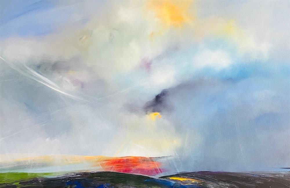 Joanna Taylor - 'Radiant Rays' - Framed Original Artwork