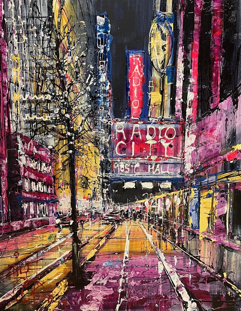 Nigel Cooke - 'Radio City' - Framed Original Artwork