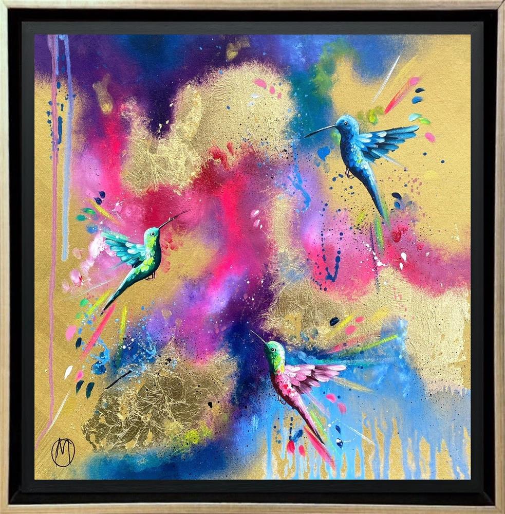 Mellisuga- 'Rainbow In Flight II' - Framed Original Artwork