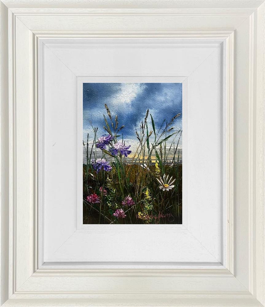 Kimberley Harris - 'Rainlight On The Petals' - Framed Original Artwork