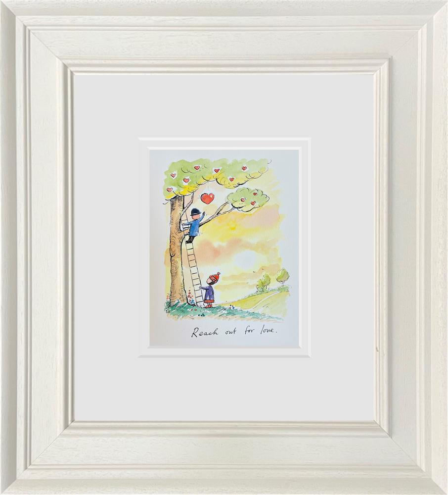 Michael Abrams - 'Reach Out For Love' - Sketch - Framed Original Artwork