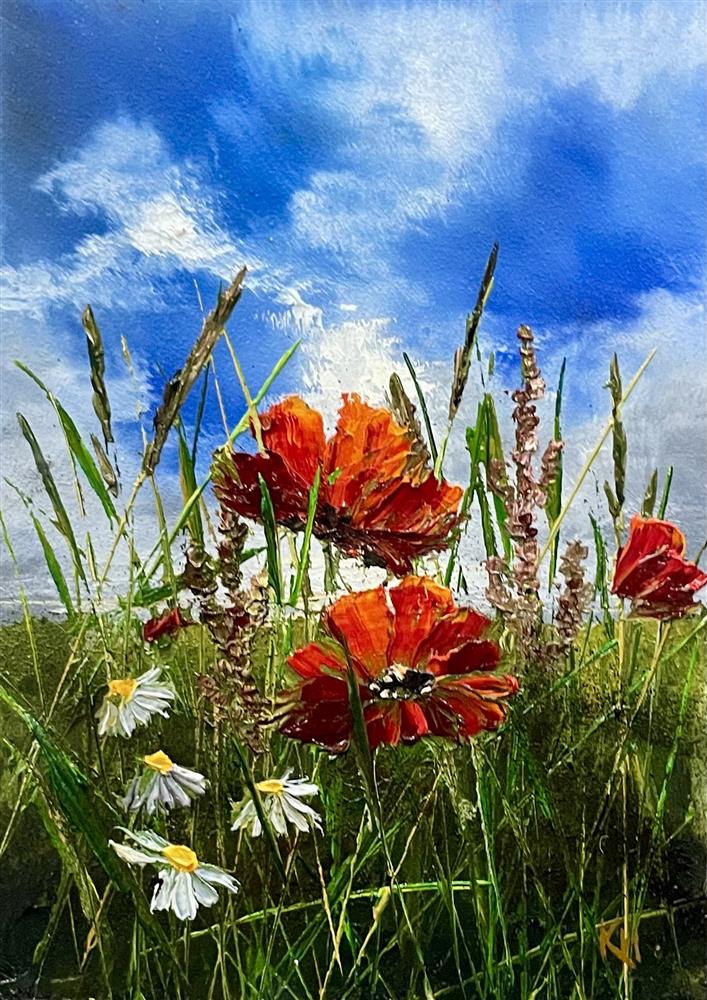 Kimberley Harris - 'Reaching For The Blue' - Framed Original Artwork