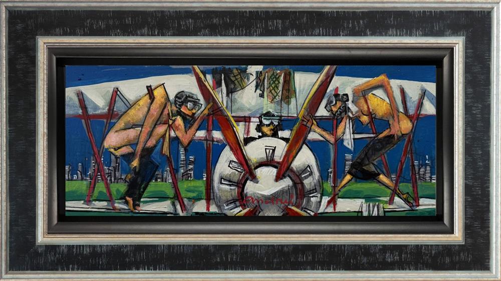 Andrei Protsouk - 'Ready For Takeoff' - Framed Original Art