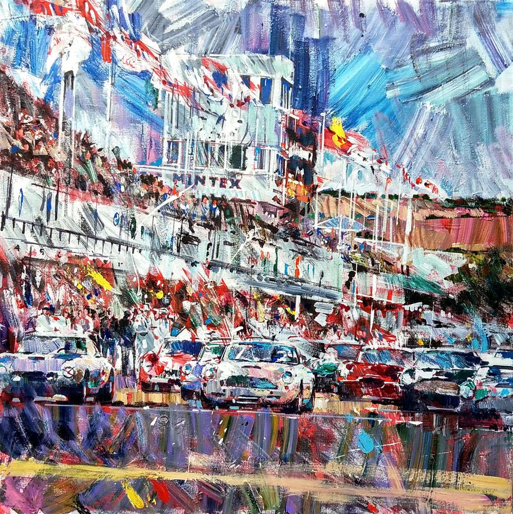 Colin Brown - 'Ready Steady Go!' - Framed Original Artwork