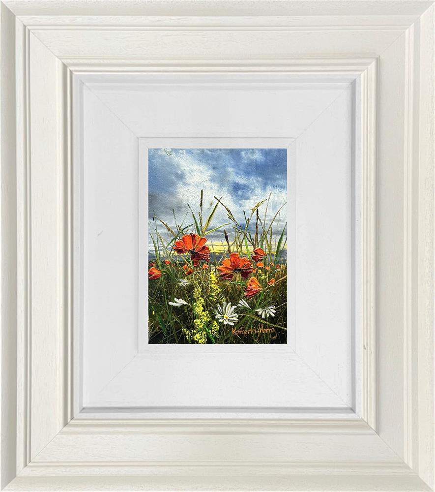 Kimberley Harris - 'Red Song Of Summer' - Framed Original Artwork