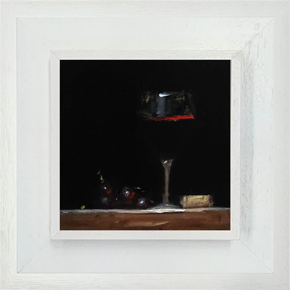 Neil Carroll - 'Red Wine And Grapes' - Framed Original Artwork