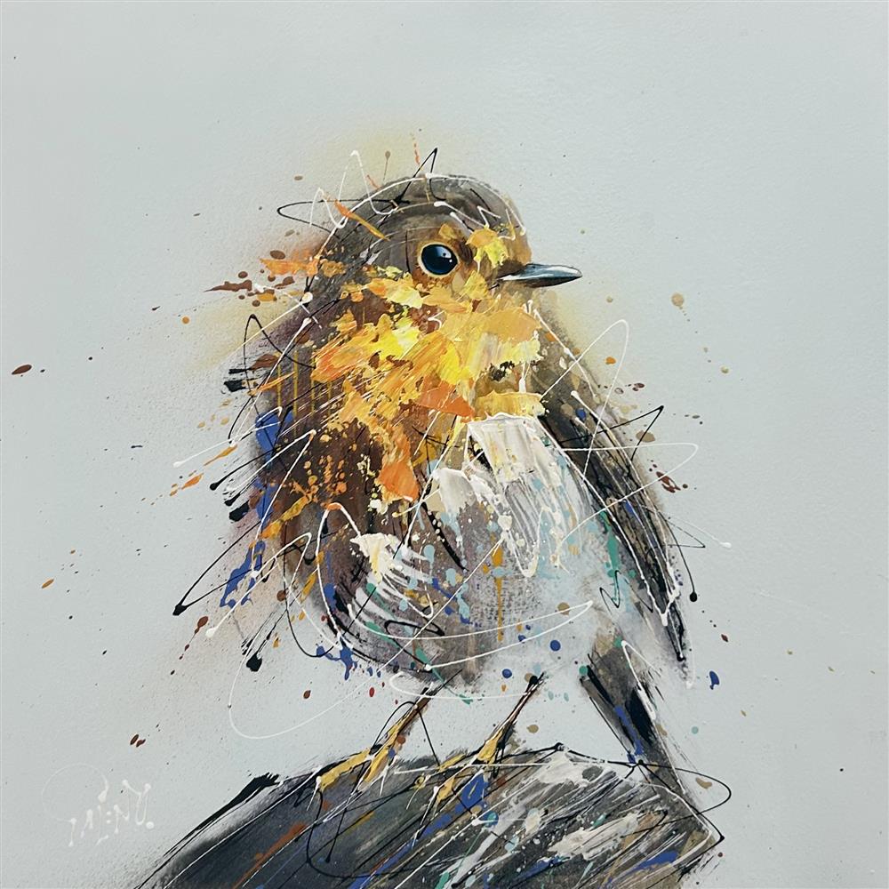 Joe Galindo - 'Red' - Framed Original Art