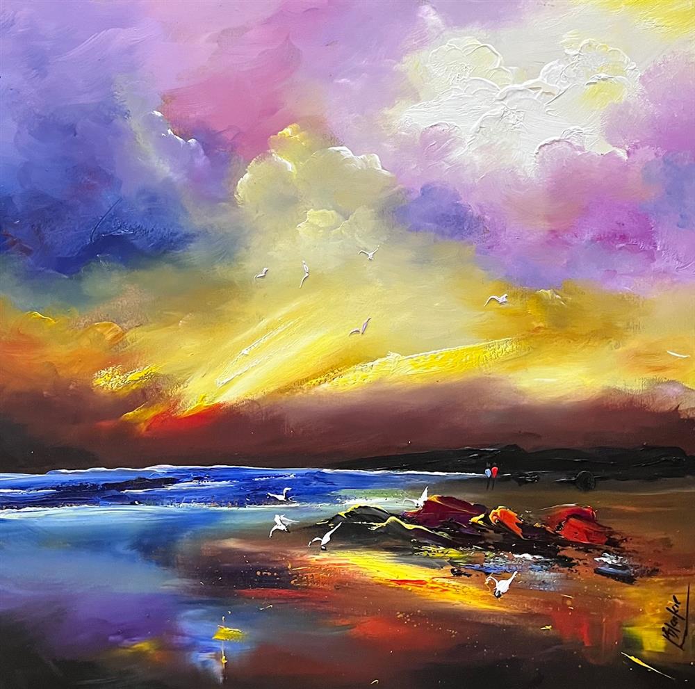 Lillias Blackie -  'Reflections Of Gold' - Framed Original Art