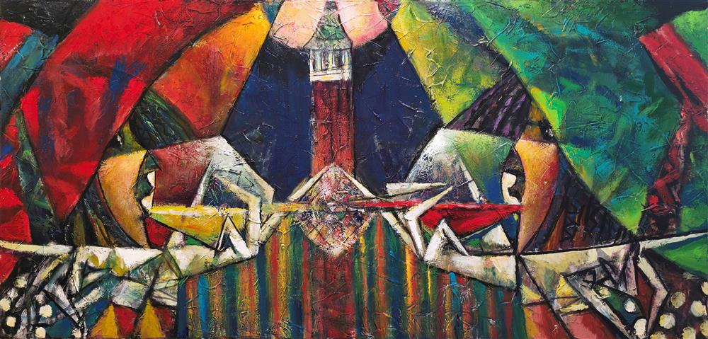 Andrei Protsouk - 'Reflections Of Venice' - Framed Original Art