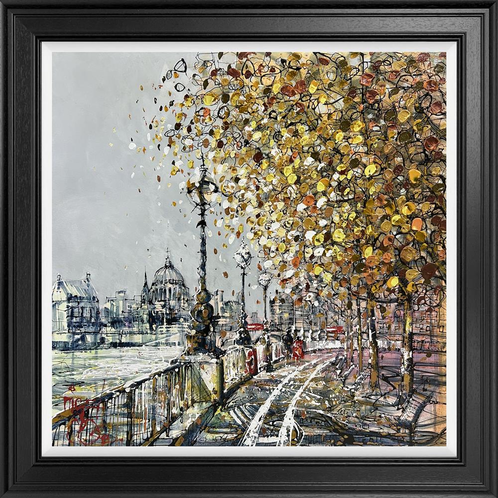 Nigel Cooke - 'Reflections On The Riverside' - Framed Original Artwork